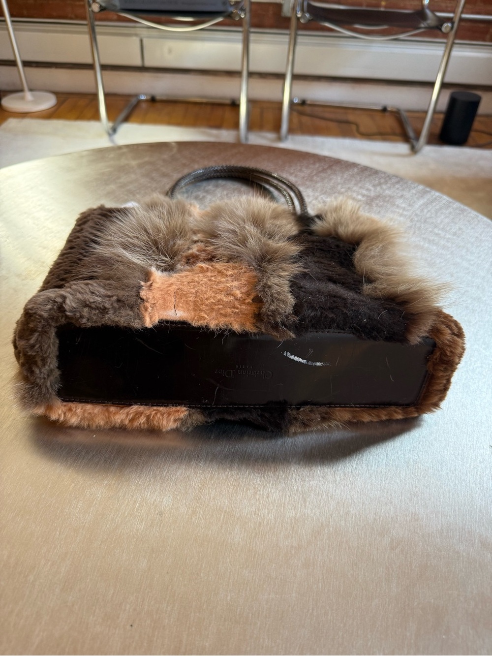 DIOR 2000 FUR TOTE - Picture 4 of 7